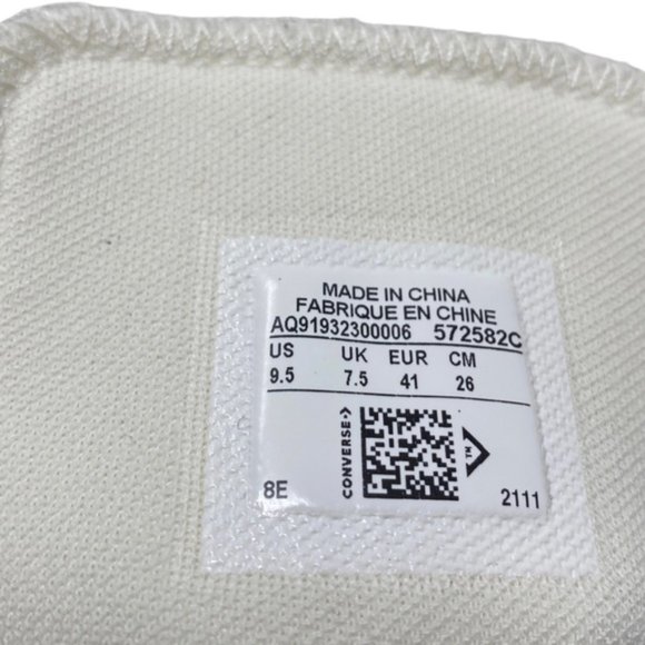 Converse Ctas Lugged Canvas Shoes High Women Size White Red Custom 572582C-WWRD - Picture 2 of 11